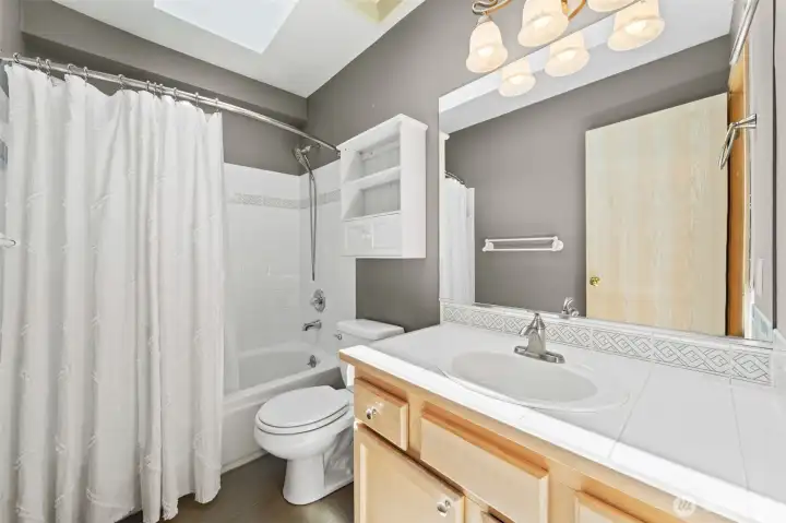 Upstairs full bathroom Upstairs full bathroom