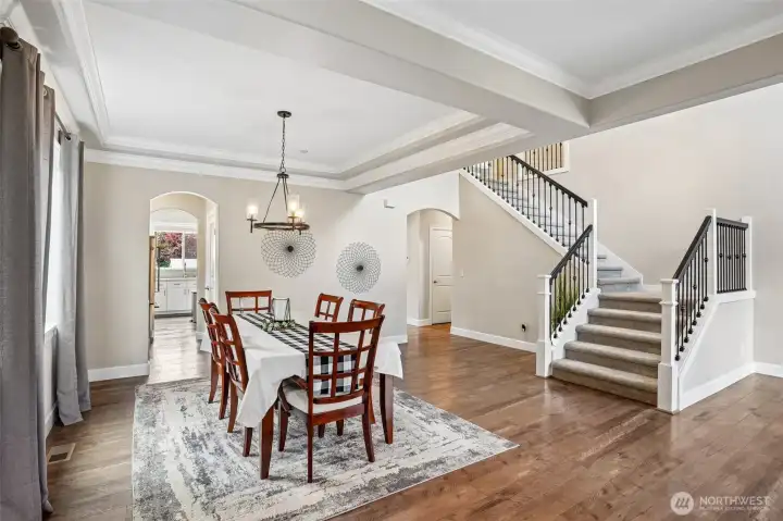 Formal dining area