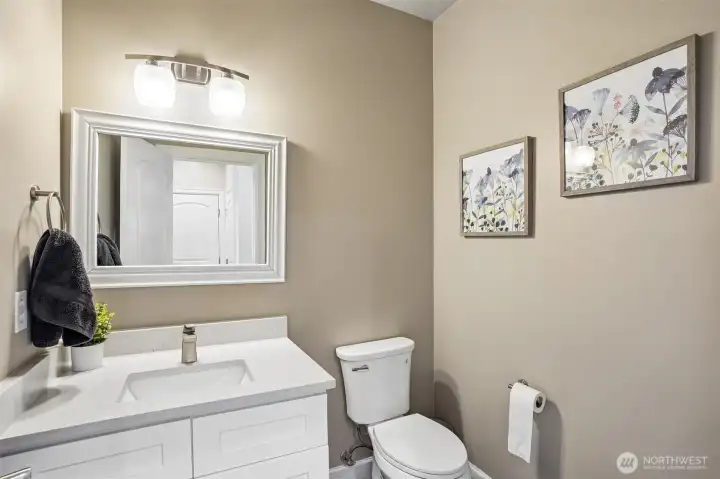 half bath main floor