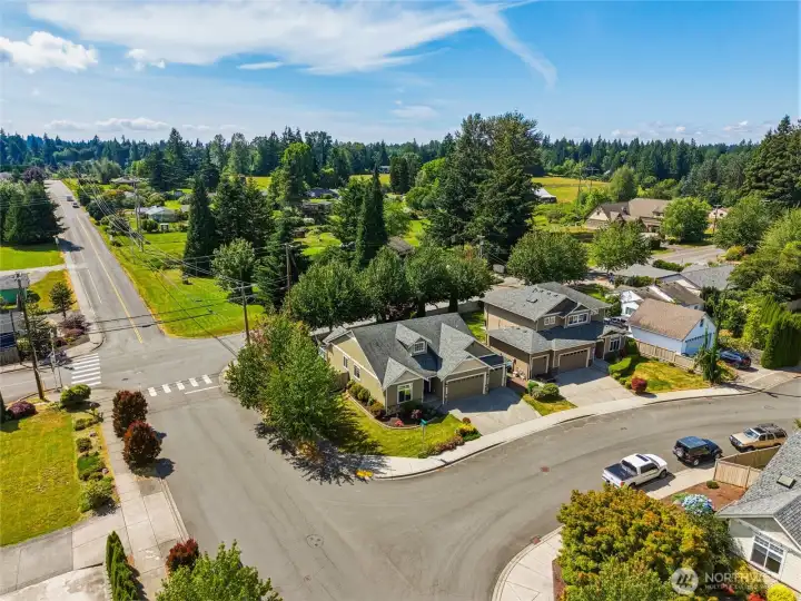 Beautiful neighborhood with sidewalks throughout, nearby schools, and a welcoming community where neighbors enjoy walking year-round.
