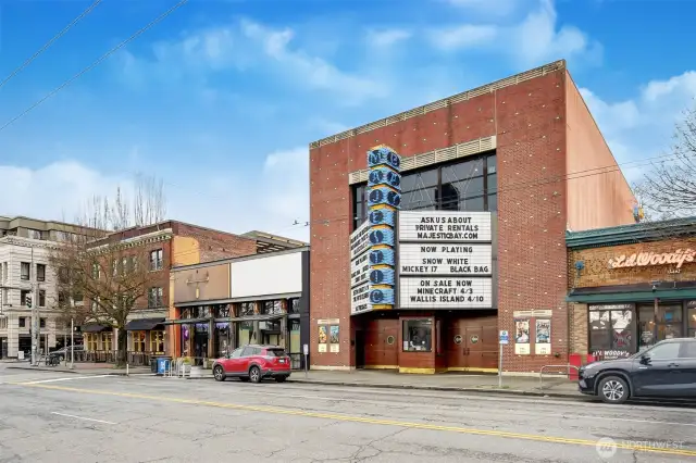 2 blocks to the Majestic Cinema