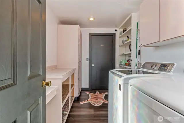 Laundry room access to garage