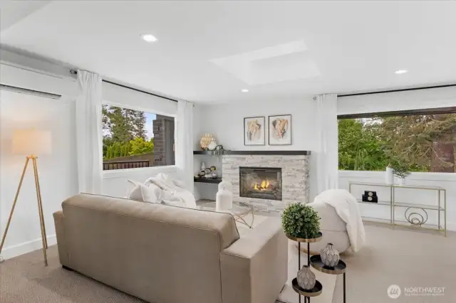 Electric Fireplace with heater