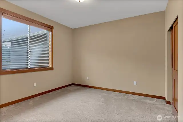 one of the nice sized secondary bedrooms.