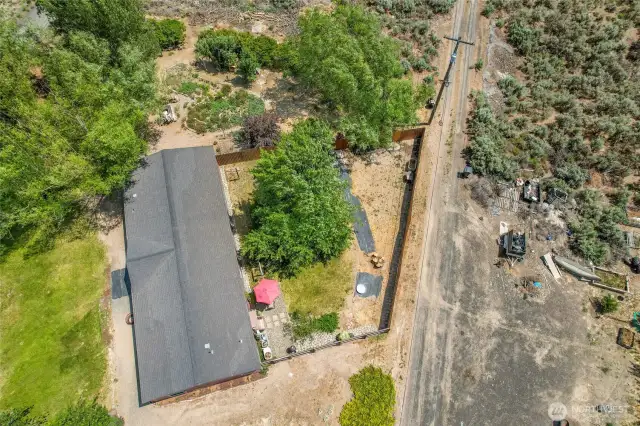on over half an acre in the quiet town of Lind