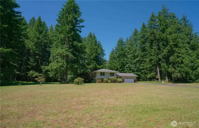 Lots of room for your gardens, outdoor games and more.
