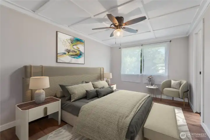 Virtually Staged. Primary on Main.