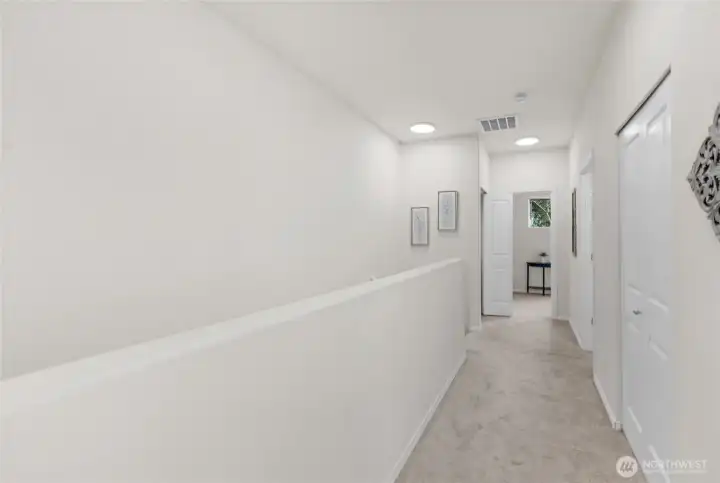 Bedrooms are north and south with good separation / privacy.