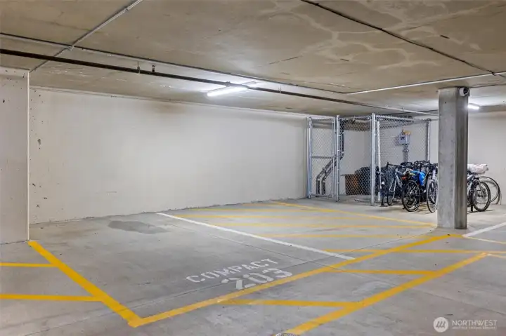 2 Parking spot labeled #203