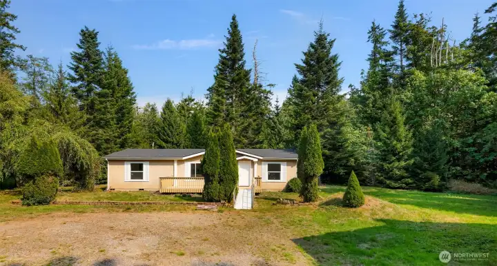 A nice, private place on acreage to call home...on Dakota Creek no less
