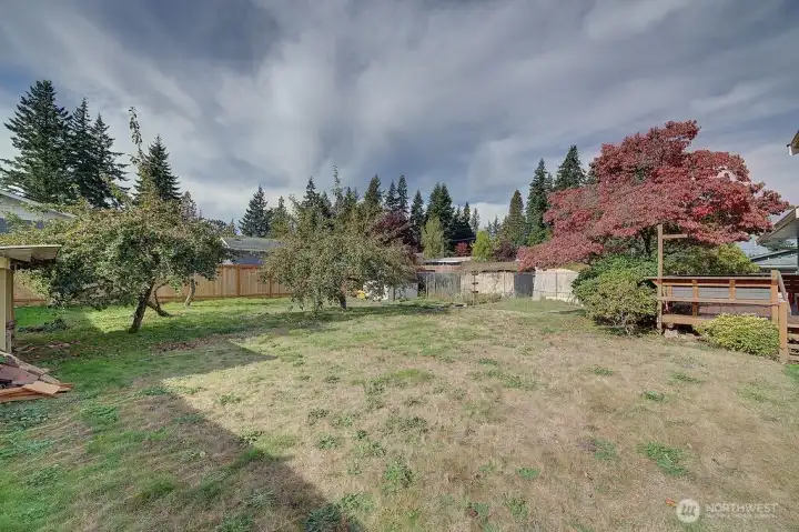 FULLY FENCED BACKYARD