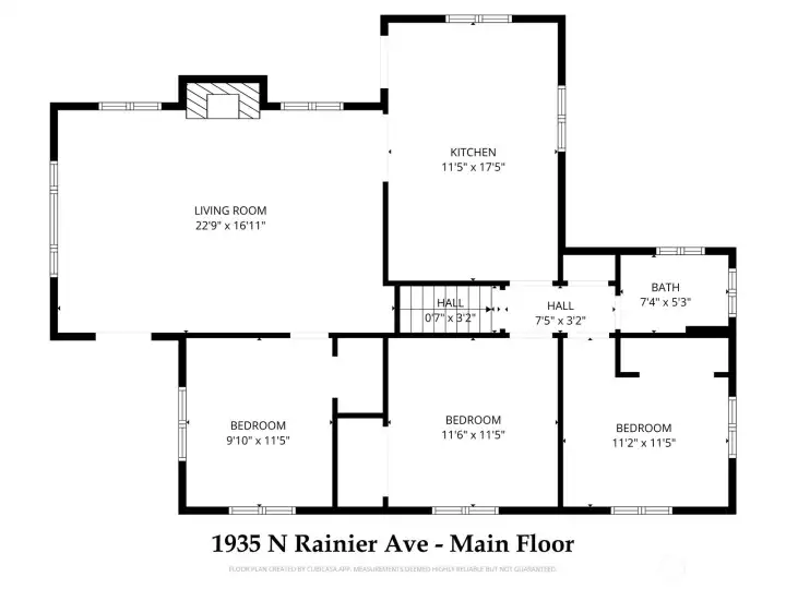 Main floor layout