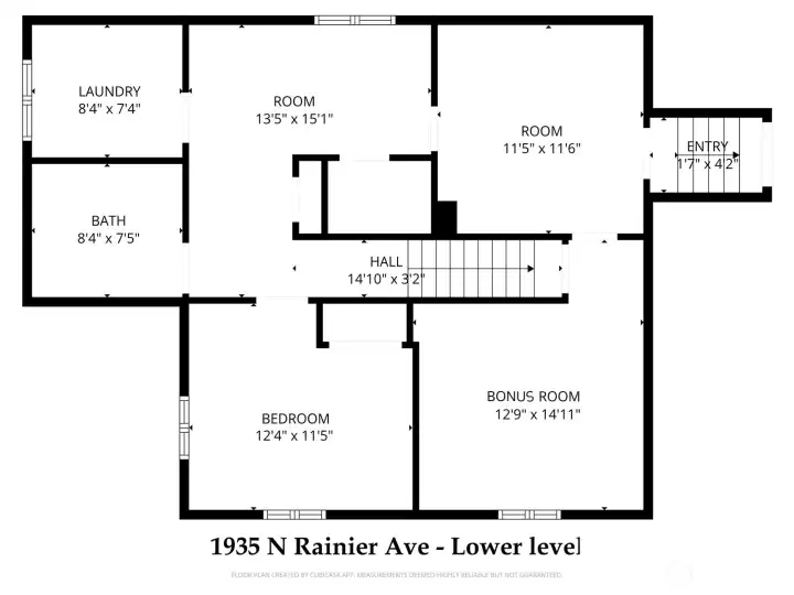 Lower level layout