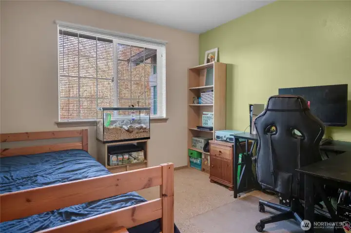 The 2nd secondary bedroom on the upper level.