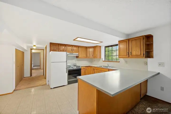 Here's the kitchen downstairs.