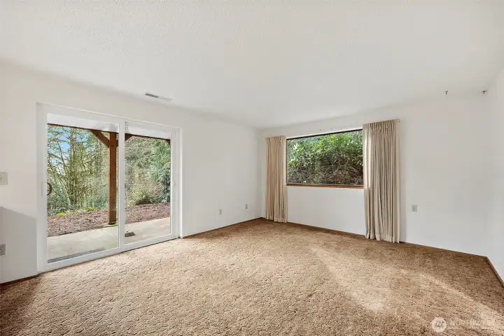 And more living space downstairs.