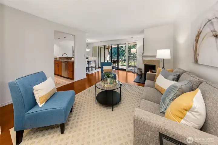 Open and welcoming space to relax