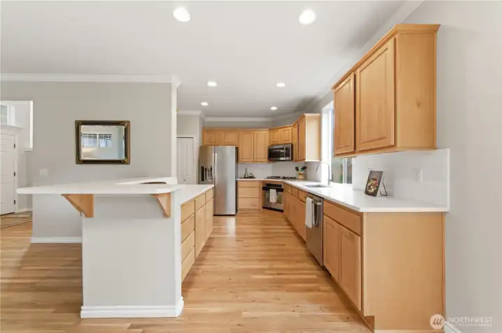 Real Hardwood floors that were just refinished