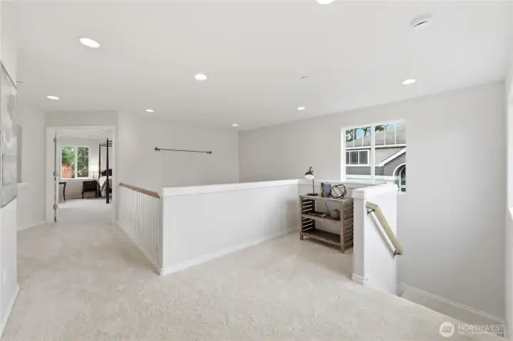 Tall Ceilings & New Carpeting