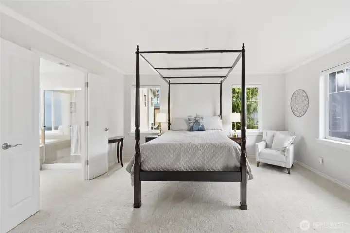 Spacious Primary Suite, light & bright!
