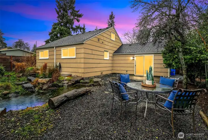 Thoughtfully updated Ellsworth Lovell mid-century set on a sunny corner lot with a private backyard retreat, flexible living spaces, and convenient access to Shoreline Park and the light rail connection to Seattle.