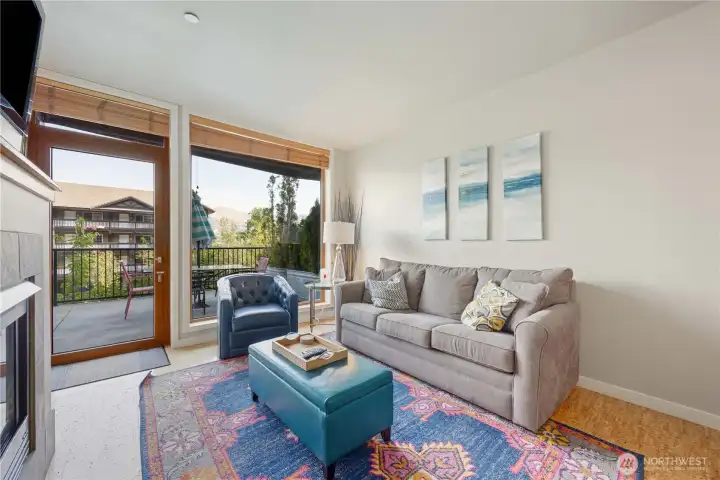 View of Living/Great room with fireplace