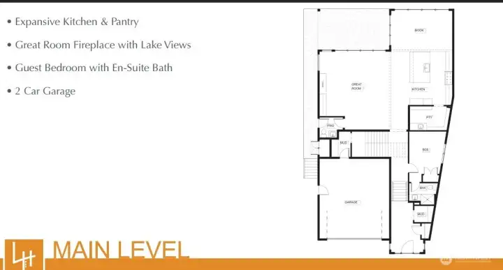 Main Floor of the residence