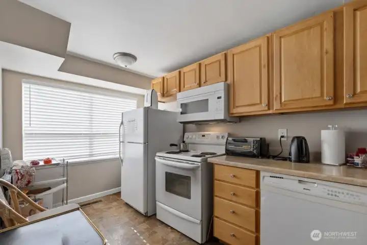 Rental kitchen and eating area