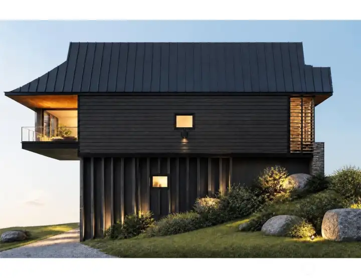 Mock-up of included house plans