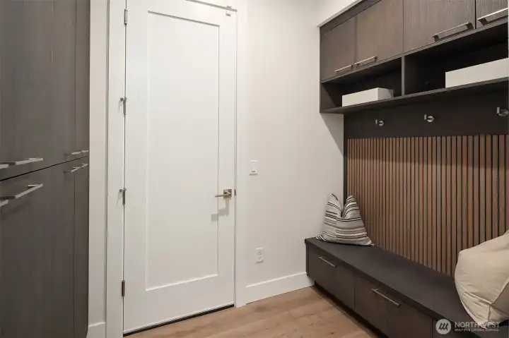 Owner's entry off garage. A convenient drop space with plenty of storage to keep things tidy. Owner's entry off garage. A convenient drop space with plenty of storage to keep things tidy.