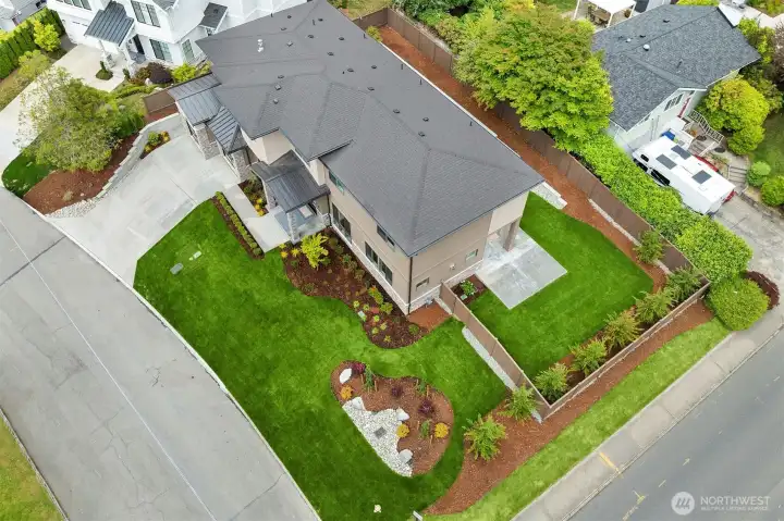 Large corner lot-8,634 sq. feet Large corner lot-8,634 sq. feet