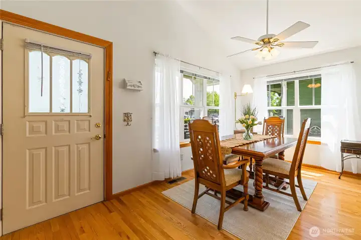 Meticulously maintained, this inviting 2-bedroom, 2-bath home welcomes you with a beautiful dining area highlighted by abundant windows that fill the space with natural light. Meticulously maintained, this inviting 2-bedroom, 2-bath home welcomes you with a beautiful dining area highlighted by abundant windows that fill the space with natural light.