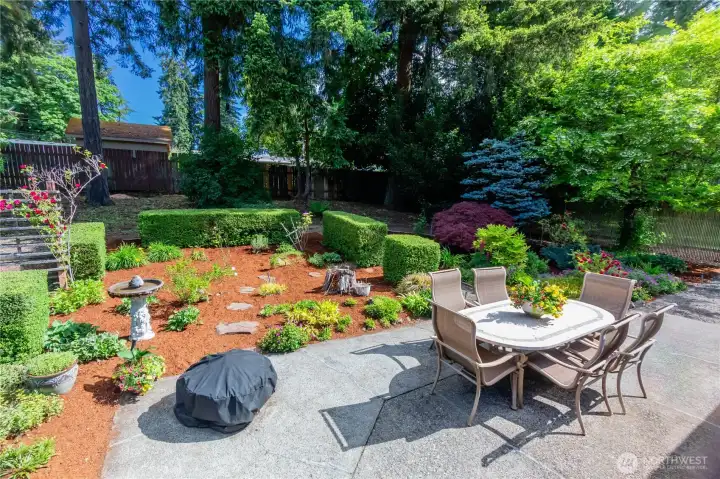 Spacious patio