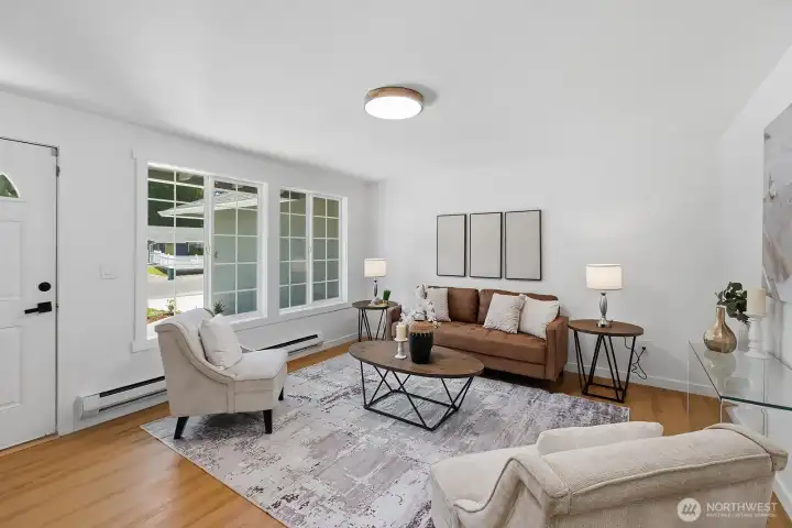 Spacious living room.