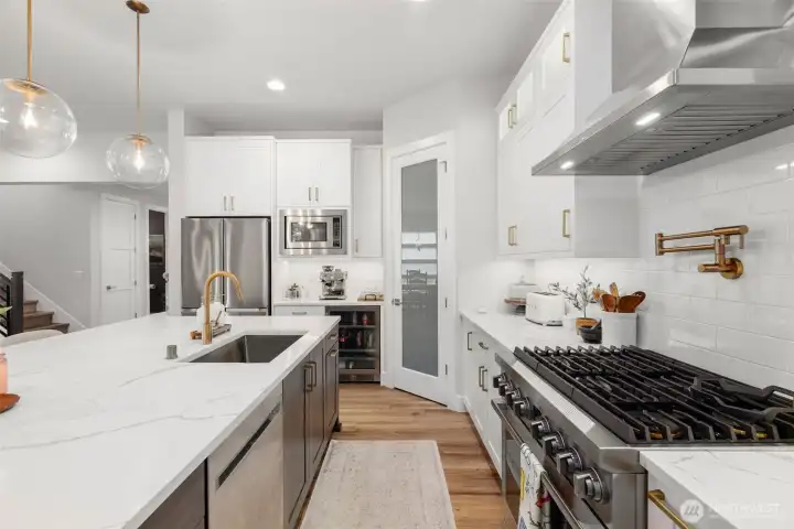Well-equipped kitchen designed for everyday living and effortless entertaining