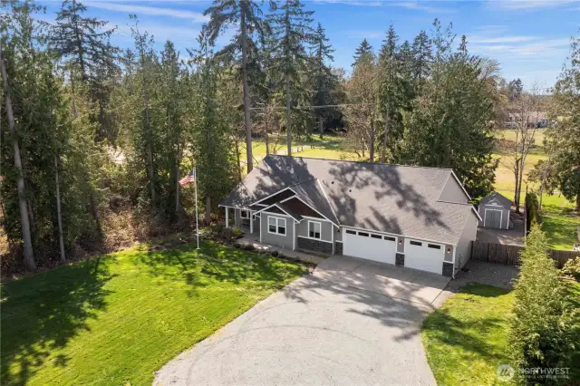 3 Car Garage offers plenty of space for your vehicles & storage