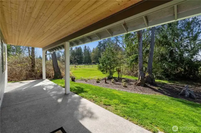 You can relax year-round on your covered porch!