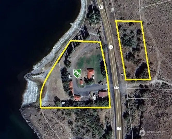 Two tax parcels included in sale.