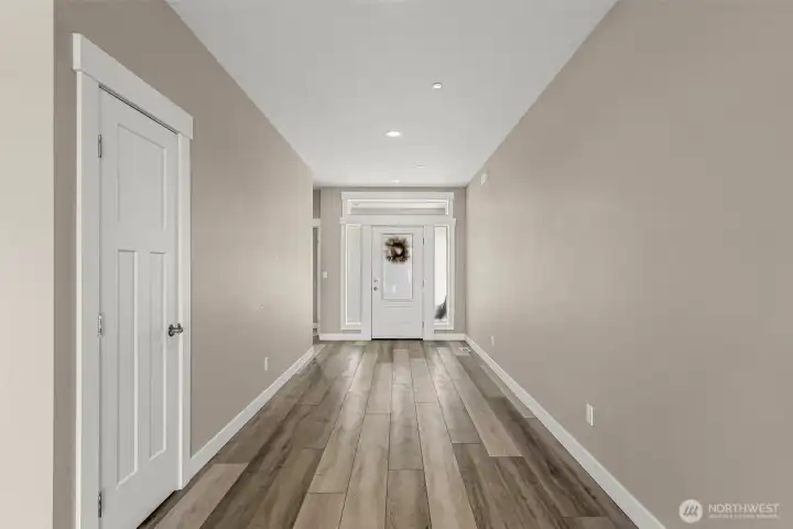 Spacious, welcoming entryway.