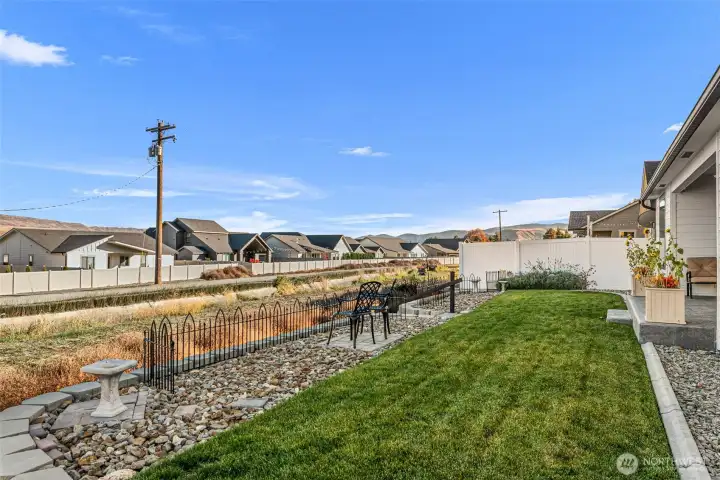 Canal view - backyard