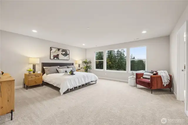 Primary Bedroom. Photos are for representational purposes only.  Colors and options may vary.