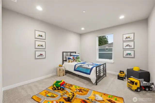 Upstairs Bedroom. Photos are for representational purposes only.  Colors and options may vary.