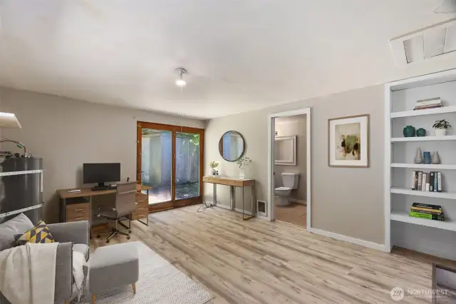 Laundry room/ bonus space-digitally staged by Oly Rep