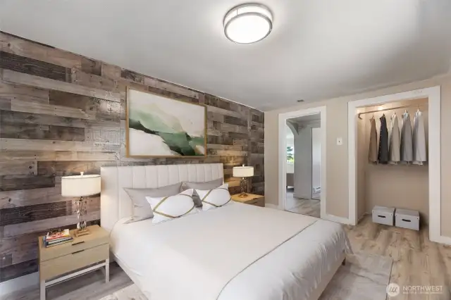 Master bedroom-Digitally Staged by Oly Rep