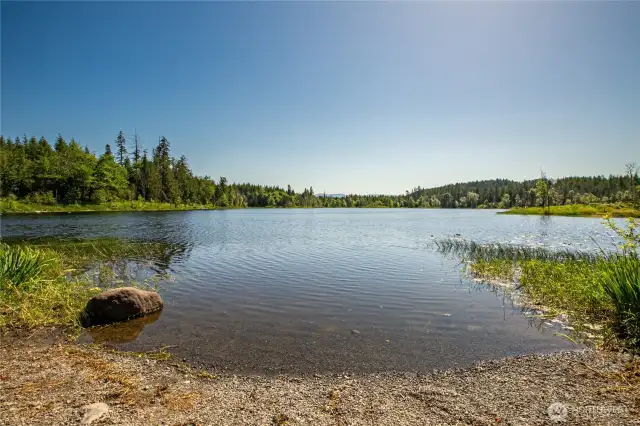 Boat Launch at Tule Lake in Highland Meadows Community
