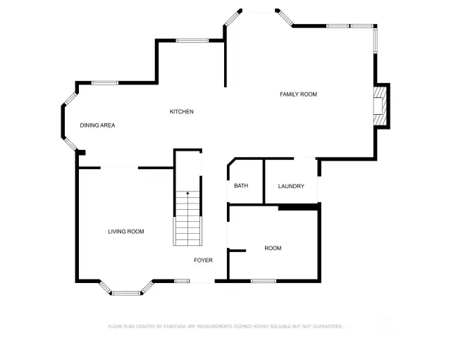 Main level floor plan