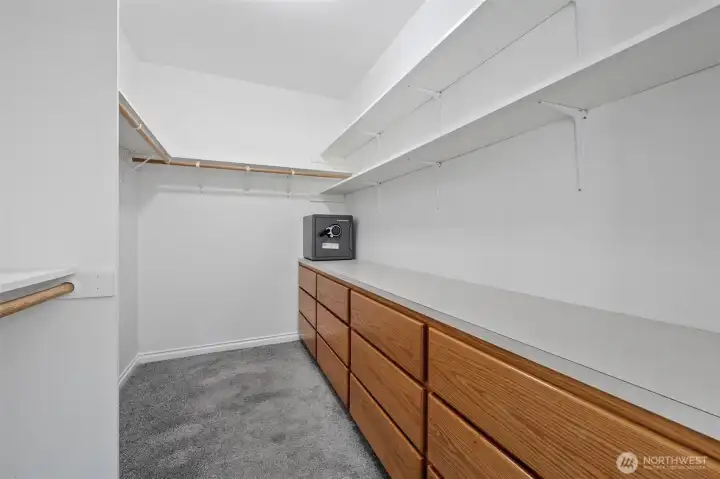 Primary closet