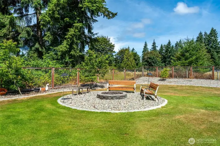 Fire pit area