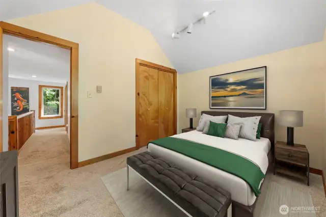 Another view of the 3rd bedroom that is virtually staged