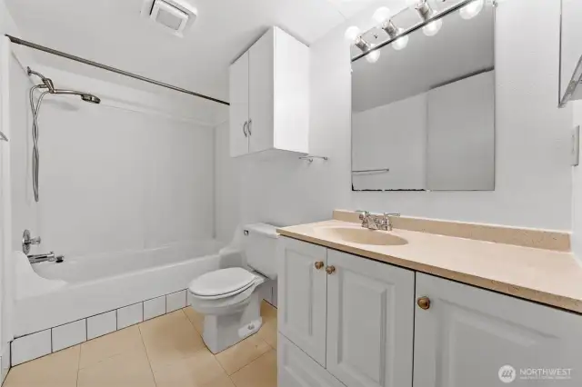 Full bathroom in the basement~